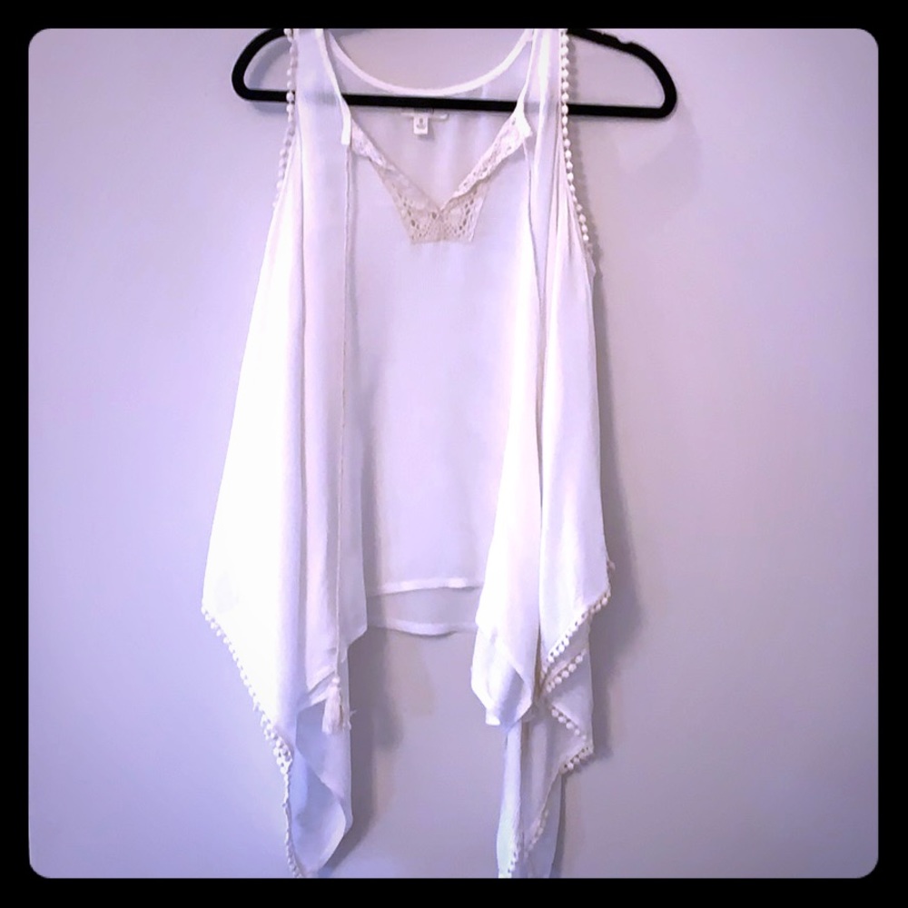 100% cotton flowing summer blouse